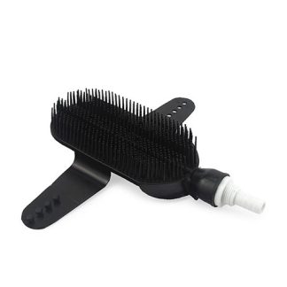 Washer Groomer Curry Comb - Black