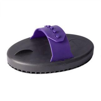 Rubber Curry Comb - Large - Purple