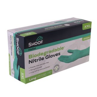 Shoof Farm Bio Gloves Long 100pk XX-Lge