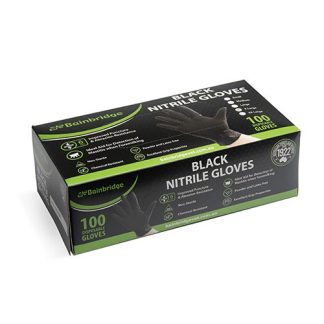 Black Nitrile Gloves - Medium