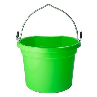 Flat Back Buckets - 8 Litre - Green
