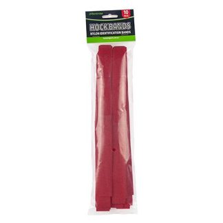 Hock Bands Nylon - Red (10 Pk)