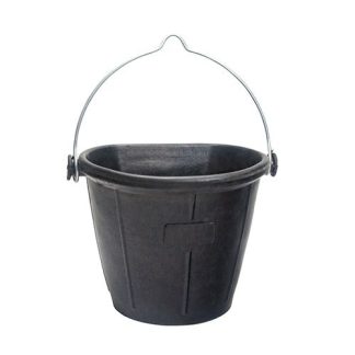 Recycled Rubber Flat Bucket - 18L