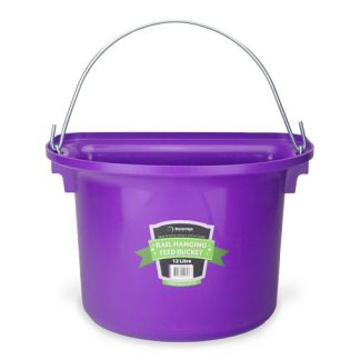 Rail Hanging Feed Bucket 12 Litre - Purple