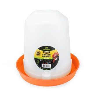 Poultry Drinker Siphon Straight - 5L - Orange