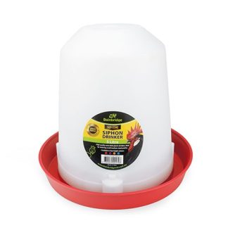 Poultry Drinker Siphon Straight - 5L - Red