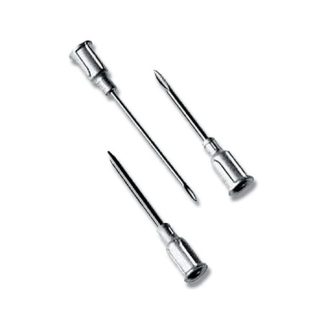 Aluminium Hub Needles 18g 1 1/2" - 100 Pack