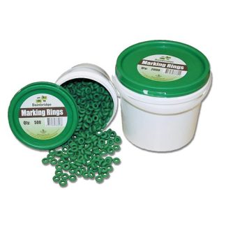 Bainbridge Marking Rings Green - 2000 Pail