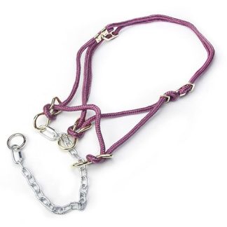Hackamore Halter Cow - Maroon