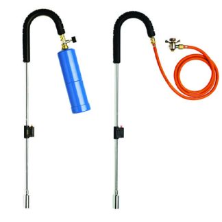Weed Burner Hose - Stainless Steel Braided - 1.5 Metre