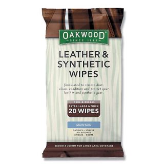 Oakwood Leather & Synthetic Wipes 30 Pack