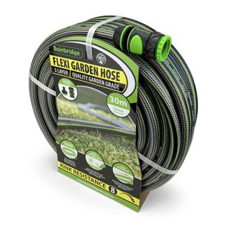 Flexi Garden Hose with Fittings - 12mm x 30m