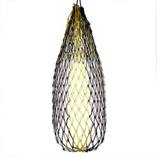 Hay Net Slow Feeder - 90cm - 5cm - Black/Yellow
