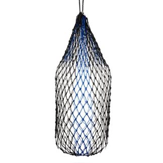 Hay Net Slow Feeder - 112cm - 5cm - Black/Blue