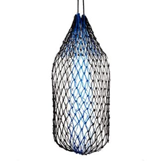 Hay Net Slow Feeder - 106CM - 3.6CM - Black/Blue