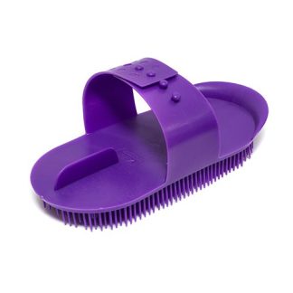 Plastic Massage Curry Comb - Large - Purple