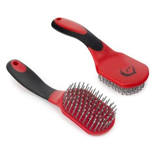 Mane & Tail Brush - Red/Black