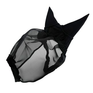 Fly Mask w Ears Padded Elastic - Full