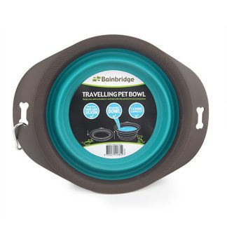 Travelling Bowl Collapsible - Teal Green