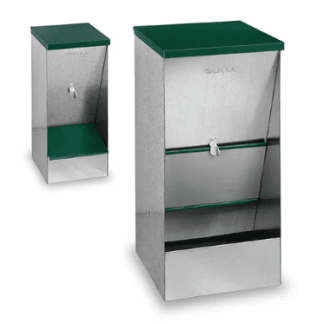Galvanised Dog Feeder - Self Feeder Small 5kg