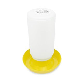 Poultry Drinker - Straight - 1 Litre - Yellow