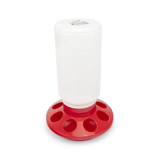 Poultry Feeder Straight - 1kg - Red