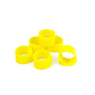 Poultry Leg Rings 21mm - Yellow (24)