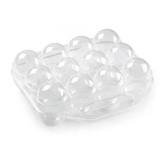 Egg Carrier 12 Egg - Clear