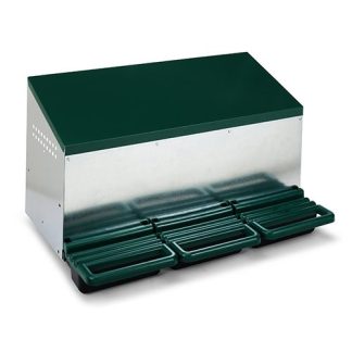 Nesting Box Metal & Plastic - Outside - Triple Hole
