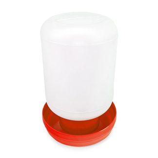Poultry Drinker - Straight - 4.5 Litre - Red
